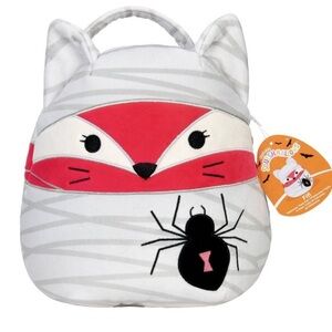 NWT Fifi the mummy fox Halloween trick or treat pail squishmallow